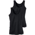 Schwarze Unifarbene H.I.S Nachhaltige Damenträgerhemden & Damenachselhemden aus Jersey Größe S 2-teilig 