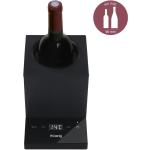H.Koenig Weinkühler LVX26, Weißwein, Rotwein, Rosé, Champagner, bis zu 9 cm Durchmesser, Von 5° bis 18° Celsius - schwarz Edelstahl LVX26