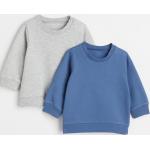 Blaue Langärmelige H&M Kindersweatshirts Größe 86 