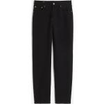 Schwarze H&M Ankle-Jeans aus Denim für Damen Größe M Weite 30, Länge 30 