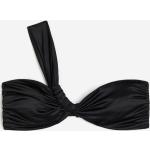 Schwarze H&M Bikini-Tops aus Satin für Damen Größe XS 