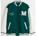 Grüne H&M College-Jacken & Baseball-Jacken für Damen Größe S 