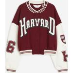 Rote H&M Stehkragen College Jacken für Kinder & Baseball Jacken für Kinder aus Baumwollmischung Größe 146 
