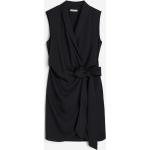 Schwarze Ärmellose H&M Bandage-Kleider & Bodycon-Kleider mit Knopf enganliegend für Damen Größe XS 