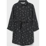 Graue Langärmelige H&M Winterkleider aus Baumwolle für Damen Größe XXL 