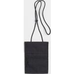 Schwarze H&M Herrenbrustbeutel & Herrenbrusttaschen mit Klettverschluss aus Stoff Klein 