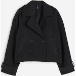 Schwarze H&M Damencabanjacken & Damenpeacoats Größe XL für den für den Winter 