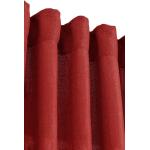 Rote H&M Querbehänge matt aus Stoff 