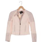 Reduzierte Pinke H&M Kunstlederjacken aus Kunstleder für Damen Größe XS für den für den Winter 