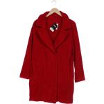 Reduzierte Rote H&M Wollmäntel aus Wolle für Damen Größe M 