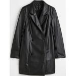 Schwarze Langärmelige H&M Mini Minikleider & kurze Kleider für Damen Größe L 