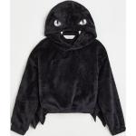 Schwarze H&M Fleecepullover für Kinder aus Fleece Größe 146 
