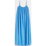 Blaue H&M Sommerkleider Gesmokte aus Jersey für Damen Größe 3 XL 