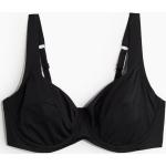 Schwarze H&M Bikini-Tops aus Jersey in 95D ungefüttert für leichten Halt für Damen Größe M für den für den Winter 