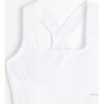 Weiße H&M T-Shirt-BHs nahtlos mit Racerback für starken Halt für Damen Größe M 