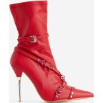 Rote H&M Ankle Boots & Klassische Stiefeletten für Damen Größe 40 