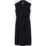Schwarze Ärmellose H&M Midi Midikleider & knielange Kleider für Damen Größe XS für den für den Winter 