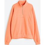 Orange H&M Damensweatshirts mit Reißverschluss Größe S 