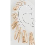Goldene H&M Runde Ear Cuffs & Ohrklemmen für Damen 