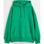 Grüne Oversize H&M Damenhoodies & Damenkapuzenpullover aus Baumwollmischung Größe L für den für den Winter 