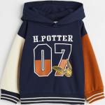 Blaue H&M Harry Potter Kinderhoodies & Kapuzenpullover für Kinder aus Jersey Größe 134 