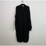 Schwarze H&M V-Ausschnitt Winterkleider für Damen Größe L 
