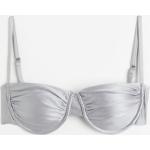 Graue H&M Bikini-Tops aus Frottee für Damen Größe 5 XL 