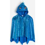 Blaue H&M Ponchos & Capes für Kinder mit Klettverschluss aus Jersey Größe 122 für den für den Winter 