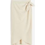 Beige H&M Midi High Waist Röcke & Taillenröcke aus Jersey enganliegend für Damen Größe XXL 