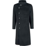 H&R London - Gothic Wintermantel - Winter Coat - S bis 4XL - für Männer - Größe 4XL - schwarz