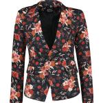 H&R London - Rockabilly Blazer - Gillian Floral Blazar - XS bis XXL - für Damen - Größe XS - multicolor