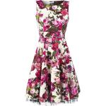 H&R London - Rockabilly Kleid knielang - Audrey 50's - XS bis 6XL - für Damen - Größe L - multicolor