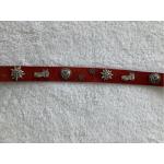 H017 - Fronhofer - Hundehalsband - Rot - Gr. ML/ 45-52 cm - ca. 2,5 cm breit