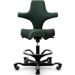 Dunkelgrüne Ergonomische Bürostühle & orthopädische Bürostühle  mit verstellbarer Rückenlehne 