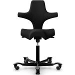 Schwarze Ergonomische Bürostühle & orthopädische Bürostühle  mit verstellbarer Rückenlehne 
