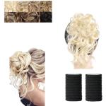Japanische Dutt Haarteile für Damen blondes Haar 