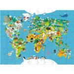 HABA Kinderpuzzles mit Weltkartenmotiv 