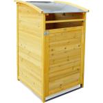 Habau Mülltonnenboxen 101l - 200l aus Holz mit Deckel 