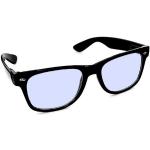 Schwarze Vollrand Brillen aus Kunststoff Blaulichtschutz für Damen 