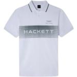 Weiße Hackett Herrenpoloshirts & Herrenpolohemden aus Baumwolle Größe XL 