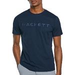 Reduzierte Marineblaue Sportliche Hackett T-Shirts aus Baumwolle für Herren Größe S 