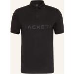 Schwarze Hackett Herrenpoloshirts & Herrenpolohemden aus Jersey Größe XL 