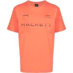 Reduzierte Orange Kurzärmelige Hackett T-Shirts für Herren 