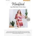 Buttinette Mini V-Ausschnitt Minikleider & kurze Kleider für Damen 
