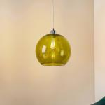 Reduzierte Grüne Runde Runde Lampenschirme aus Glas 