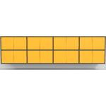 Gelbe Moderne Mycs Hängeschränke Wohnzimmer mit Schublade Breite 0-50cm, Höhe 50-100cm, Tiefe 300-350cm 