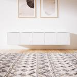 Weiße Moderne Mycs Hängeschränke Wohnzimmer mit Schublade Breite 0-50cm, Höhe 0-50cm, Tiefe 150-200cm 