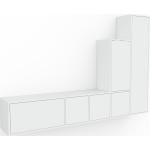 Weiße Mycs Hängeschränke Wohnzimmer mit Schublade Breite 0-50cm, Höhe 150-200cm, Tiefe 200-250cm 
