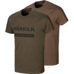 Dunkelbraune Härkila T-Shirts für Damen Größe 4 XL 2-teilig 