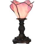 Rosa Runde Tiffany Lampen aus Glas E14 